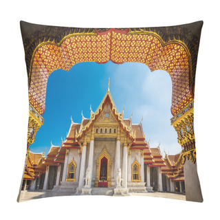 Personality  Marble Temple - Bangkok Pillow Covers