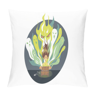 Personality  Mythology, Greece, Olympus, Legend, Religion Concept. Pillow Covers