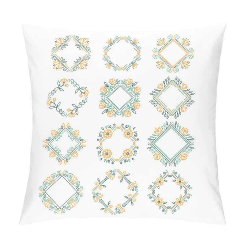 Personality  Monogram flower set pillow covers