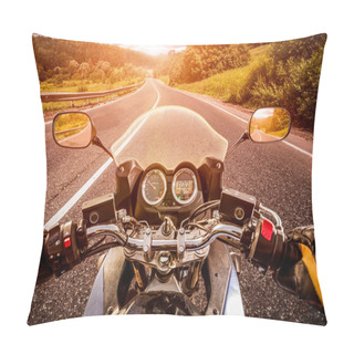 Personality  Biker First-person View Pillow Covers