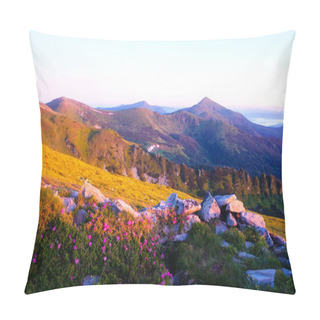 Personality  Magic Pink Rhododendron Pillow Covers