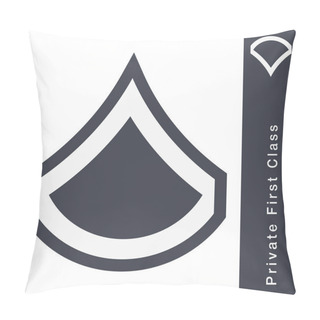 Personality  Military Ranks And Insignia. Stripes And Chevrons Of Army Pillow Covers