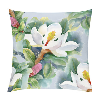 Personality  Magnolias Pattern Pillow Covers