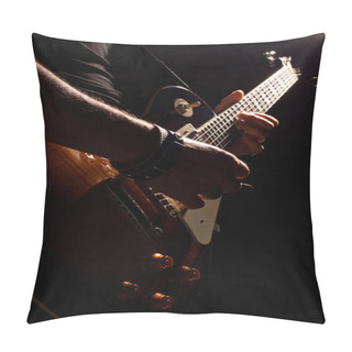 Personality  Musician Playing On Guitar Pillow Covers