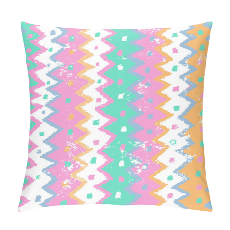 Personality  Shabby zig zag seamless pattern pillow covers