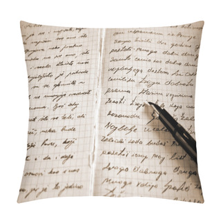 Personality  Very Old Letter Pillow Covers