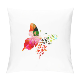 Personality  Colorful Butterflies Design Pillow Covers
