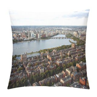 Personality  Boston's Panorama From Prudential Tower Pillow Covers