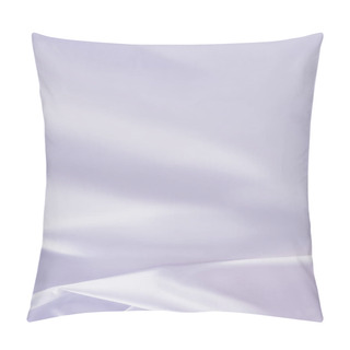 Personality  White Shiny Silk Fabric Background Pillow Covers