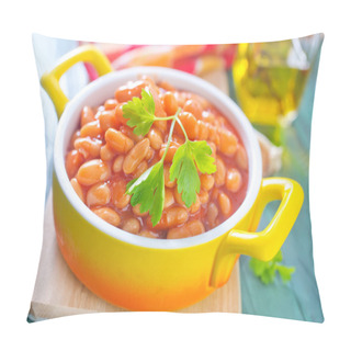 Personality  Beans With Tomato Sauce Pillow Covers