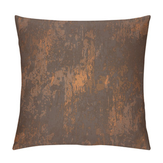 Personality  Abstract Seamless Texture Of Rusted Metal Pillow Covers