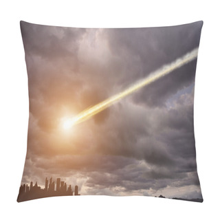 Personality  Meteorite Impact On A Planet In Space Pillow Covers
