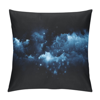 Personality  Three Dimensional Fractal Clouds Pillow Covers