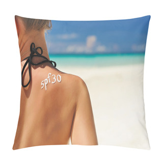 Personality  Sunscreen Lotion Pillow Covers