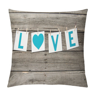 Personality  Handmade Decoration With Love Sign Pillow Covers