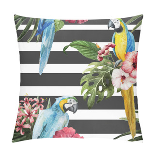 Personality  Tropical  Pattern With Birds Pillow Covers