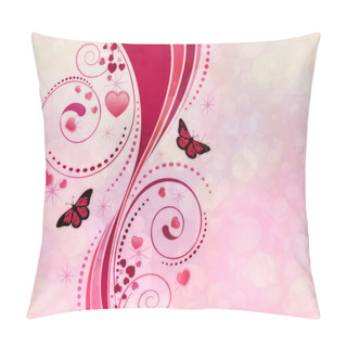 Personality  Pink Swirl Ornament Pillow Covers