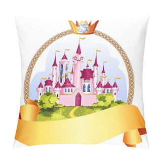 Personality  Princess Castle Frame. Pillow Covers