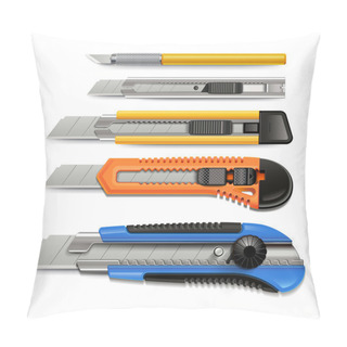 Personality  Cutter Icons Set Pillow Covers
