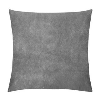Personality  Leather Texture Grey Pillow Covers