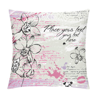 Personality  Orchid Pillow Covers