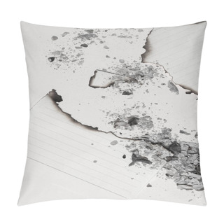 Personality  Burned Empty Writing Paper Sheet Pillow Covers