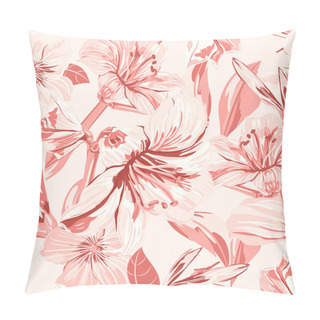 Personality  Floral Hand-drawn Template Card Pillow Covers