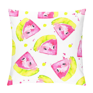 Personality  Hand Drawn Pink Watermelons Pillow Covers