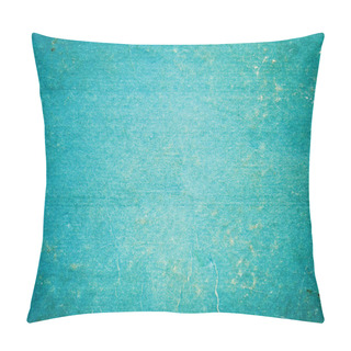 Personality  Old Blue Paper Pillow Covers