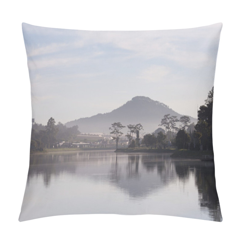 Personality  Xuan Huong Lake, Da Lat, Vietnam Pillow Covers