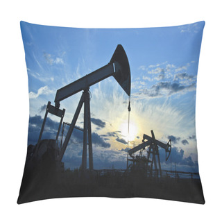 Personality  Pump-jack Group Pillow Covers