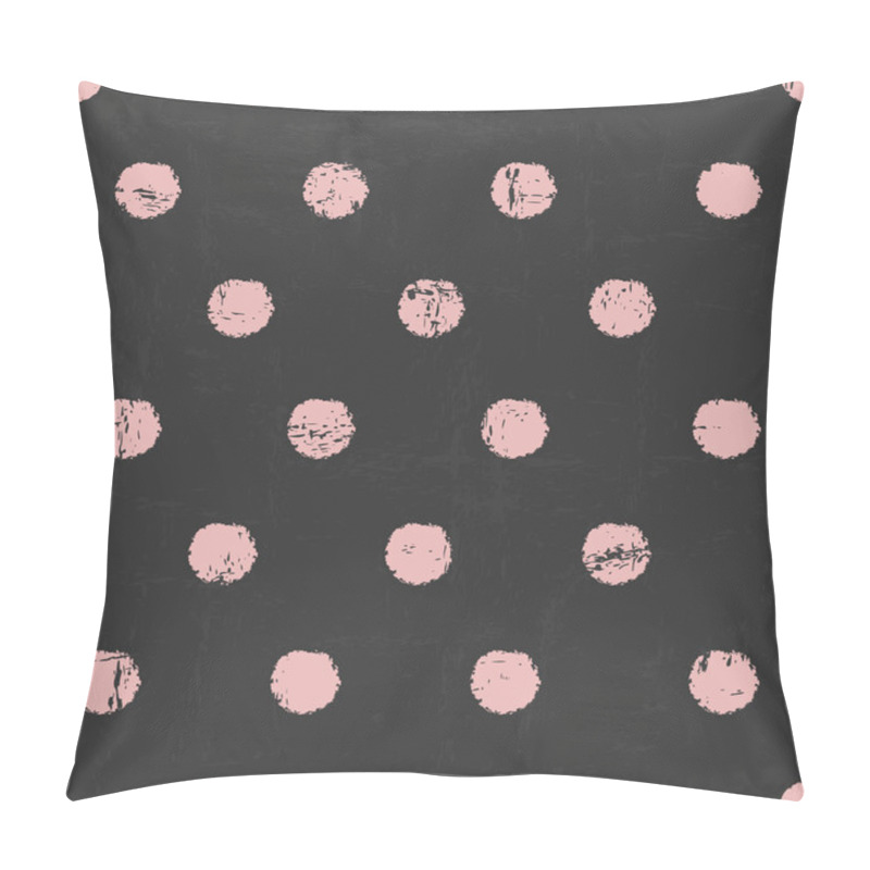 Personality  Chalkboard Polka Dots Pattern pillow covers