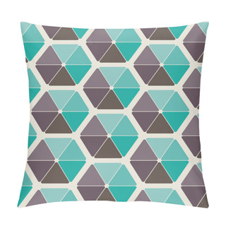 Personality  Seamless Pattern Design With Abstract Hexagons Pillow Covers