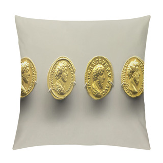 Personality  Four Golden Coins Of Marcus Aurelius Emperor Pillow Covers
