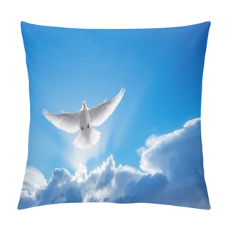 Personality  White Dove Symbol Of Faith  Pillow Covers