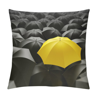 Personality  Yellow Umbrella Pillow Covers