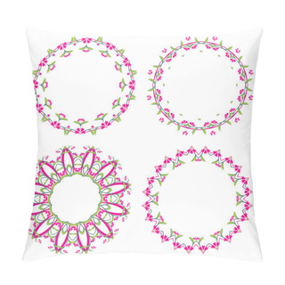 Personality  Floral Frames Pillow Covers