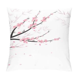 Personality  Branches With Flowers Pillow Covers