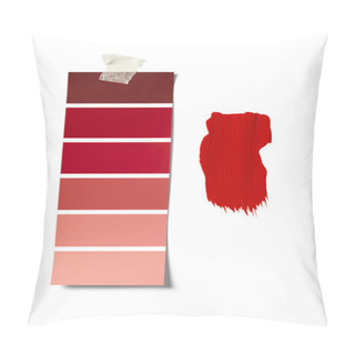 Personality  Paint Swatch Pillow Covers