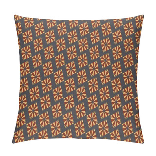 Personality  Abstract Creative Background With Repeated Shapes Pillow Covers