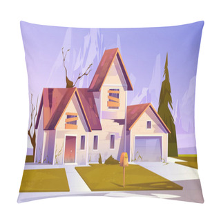 Personality  Adandoned Old House With Boarded Up Windows Pillow Covers