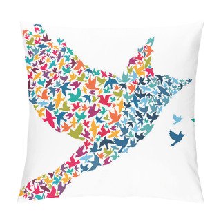 Personality  Abstract Bird. Pillow Covers