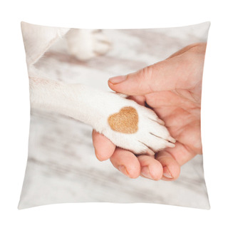 Personality  Dog And People Love Pillow Covers