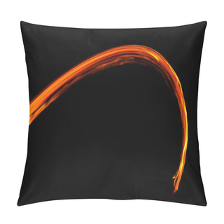 Personality  Bright And Shining Patterns Of Fire, Night Entertainment With Fire, Various Patterns And Sparks.2021 Pillow Covers