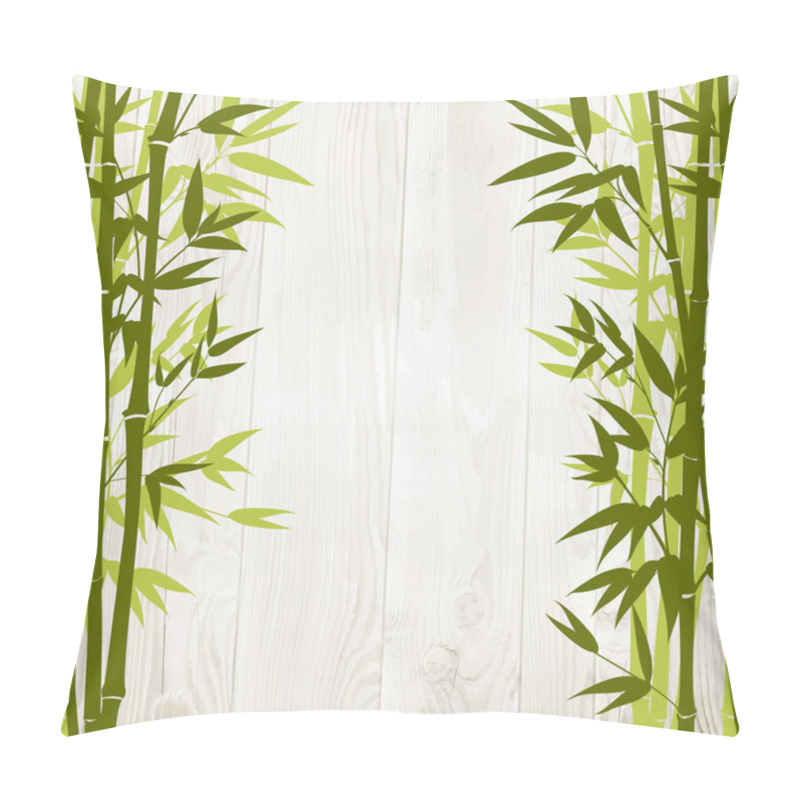 Personality  Bamboo Forest Card. Pillow Covers