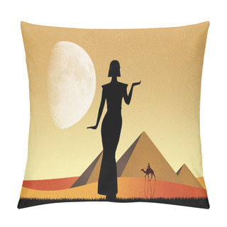 Personality  Cleopatra In Egypt Pillow Covers