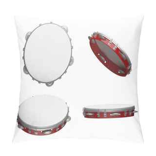 Personality  Tambourine With Nobody Holding Pillow Covers
