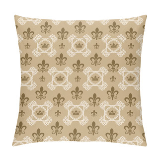 Personality  Seamless Pattern Royal Style Pillow Covers