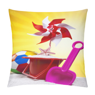 Personality  Children Toys On Beach Pillow Covers