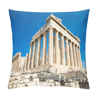 Personality  Parthenon On Acropolis In Athens, Greece Pillow Covers